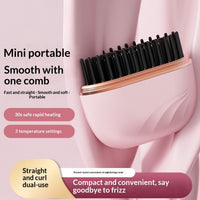 New Mini Charging Hair Straightener Comb 5