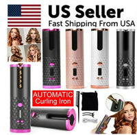 Auto-Rotating Cordless Hair Curler — Ceramic LCD Curling Iron, No Cords No Limits 2